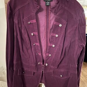 Lane Bryant Deep Purple Jacket